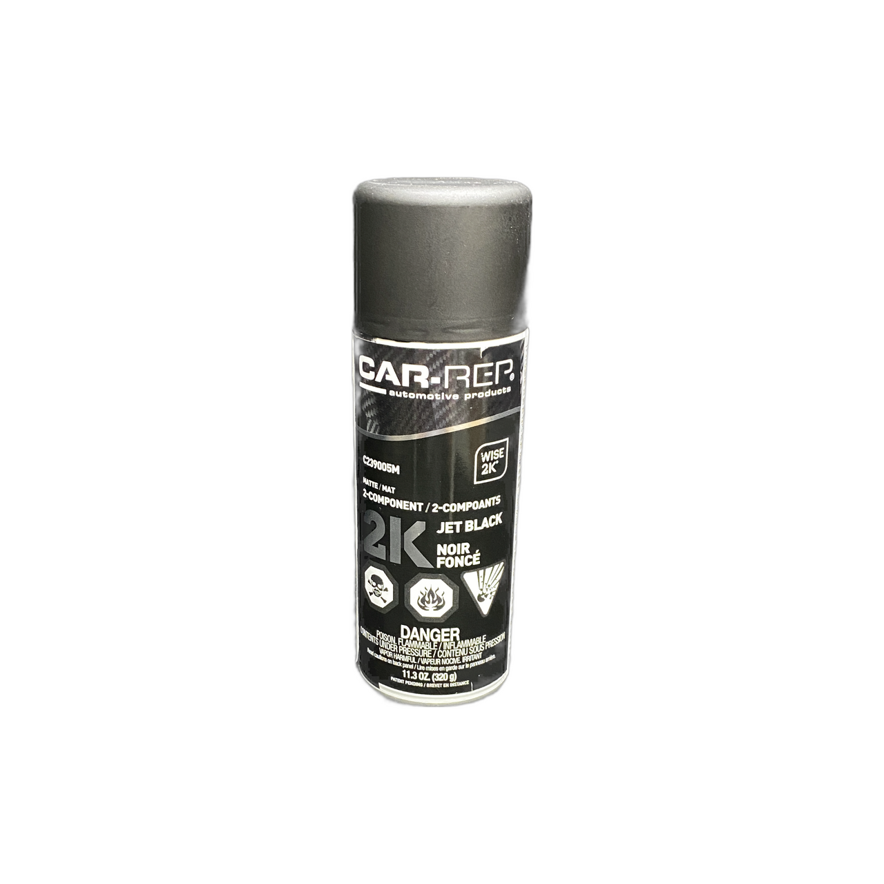 Car Rep 2K Matte Jet Black Epoxy Top Coat Paint