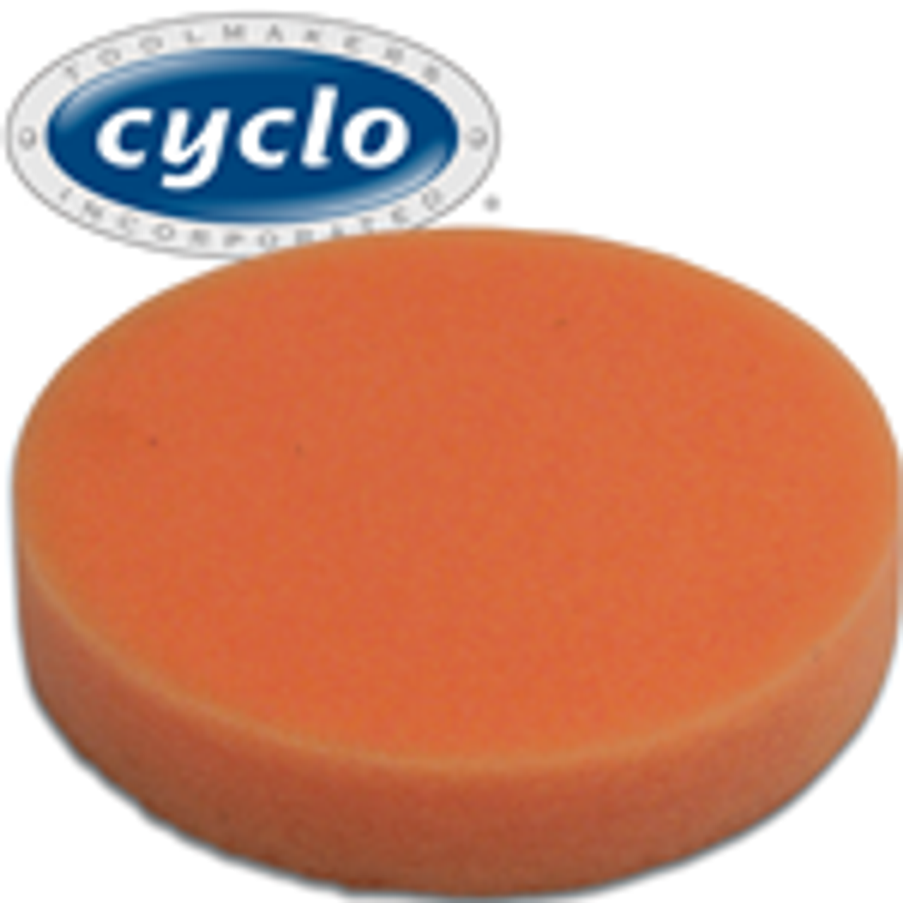 Cyclo Orange Foam Comp. & Polish Pad w/Loop (Each