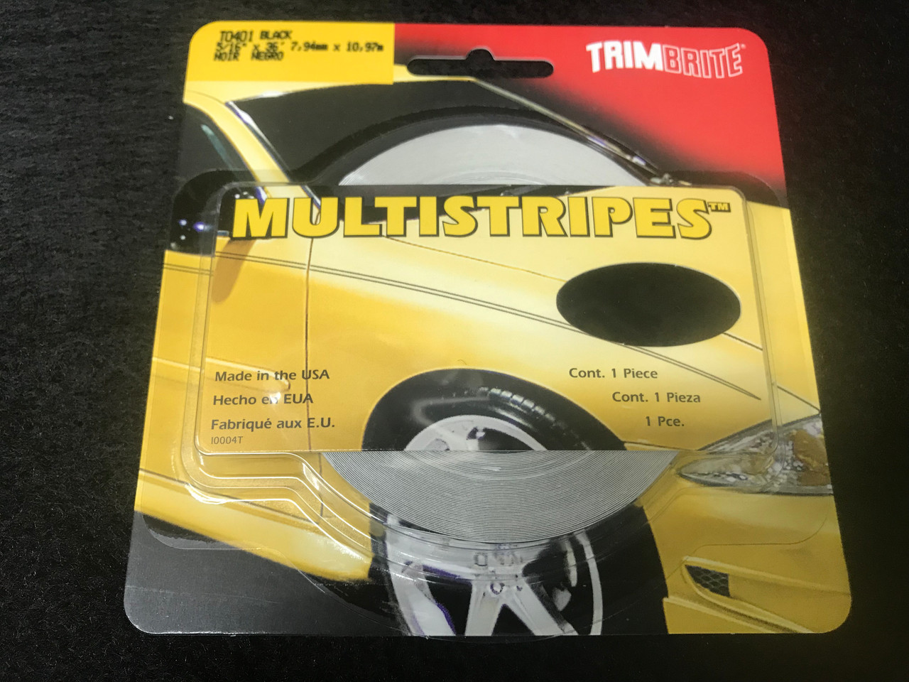T0401 Multi-stripes Black 5/16