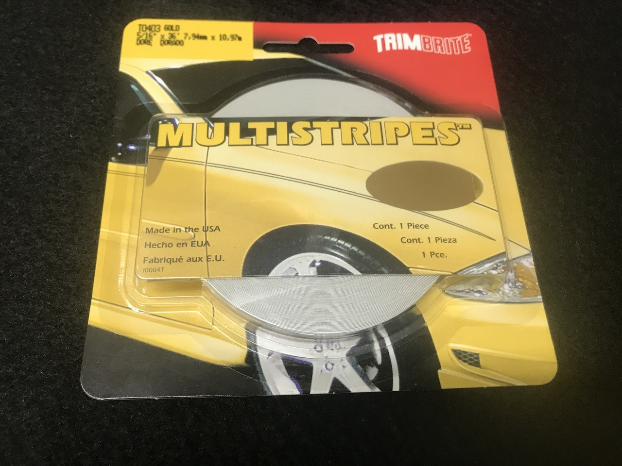 T0403 Multi-stripes Gold 5/16