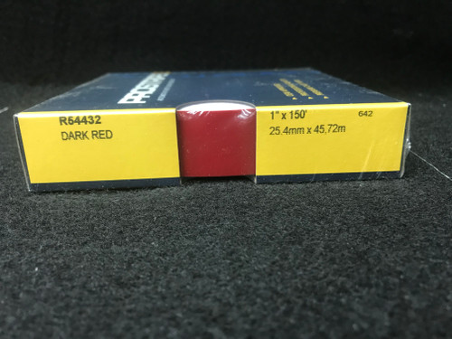 R54432 Dark Red Single Stripe 1" x 150'