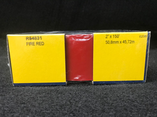R54831 Fire Red Single Stripe 2" x 150'