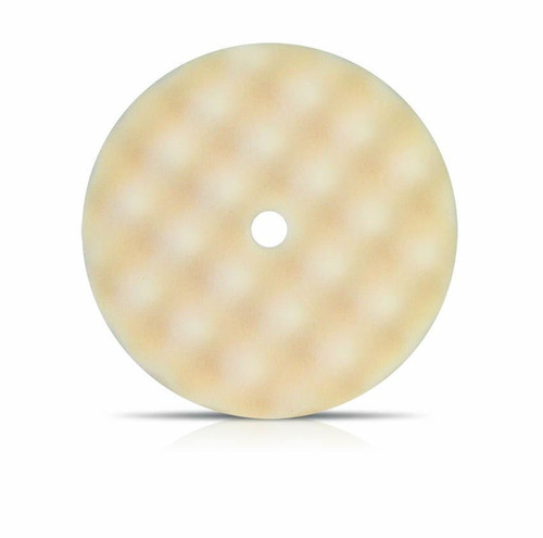 8" Coarse White Convoluted Face Foam Grip Pad, Recessed Back (899WG)