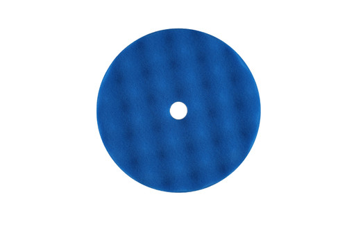 8" Blue Soft Polishing Convoluted Face Foam Grip Pad, Recessed Back (850WG)