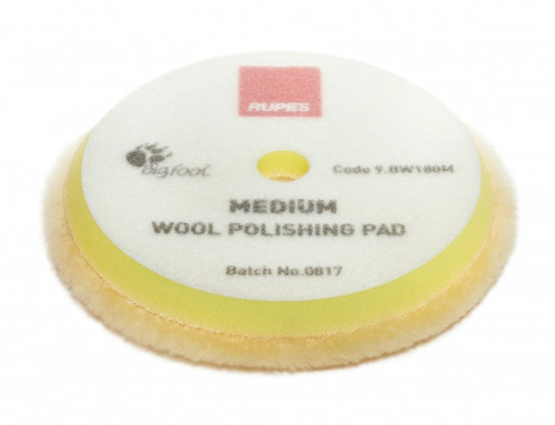 YELLOW WOOL POLISHING PAD MEDIUM (9.BW180M)