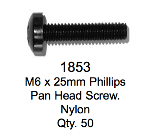 License Plate Fasteners 1853 Pan Head Screw