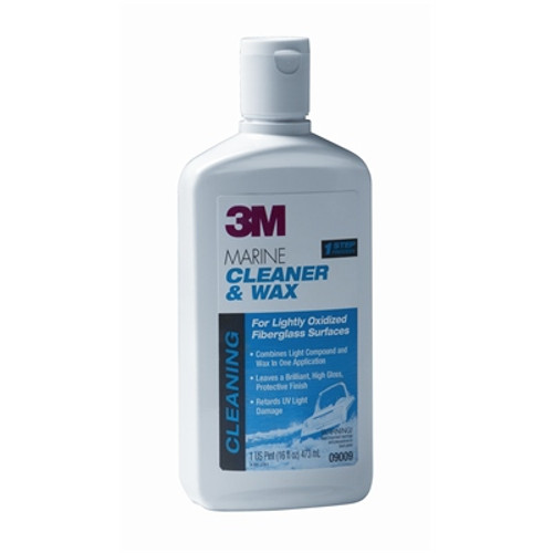 3M Marine Cleaner and Wax 1 Liter, 09010