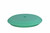 9" US Green Polishing Foam Grip Pad with Center Tee, Contour Edge (940GT)