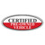 Certified Pre-Owned Vehicle Oval Sign {White/Black/Red} (EZ196-B)