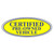 Certified Pre-Owned Vehicle Oval Sign {Blue/Yellow} (EZ196-C)