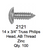 License Plate Fasteners 2121 Truss Screw