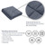 AsFrost Weighted Blanket 2.0 for Adult and Kids, 100% Breathable Cotton with Premium Glass Beads