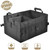 Trunk Organizer for Car COCOBELA SUV Storage Two Handles, Side Pockets, Black, Non-Slip Collapsible Storage