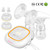 Electric Breast Pump, Double Portable Breast Feeding Pumps with LED Display Touch Screen, Ultra-Quiet Rechargeable BPA-Free, FDA Certified for Travel&Home