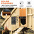 Pet Deluxe Automatic Chicken Coop Door Solar Powered Automatic Chicken Door with Timer & Light Sensor, Anti-Pinch, Durable Aluminum Auto Chicken Door, Charge with Solar Panel & USB