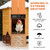 Pet Deluxe Automatic Chicken Coop Door Solar Powered Automatic Chicken Door with Timer & Light Sensor, Anti-Pinch, Durable Aluminum Auto Chicken Door, Charge with Solar Panel & USB