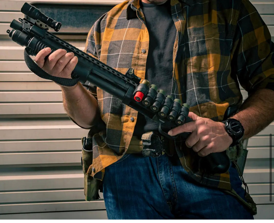 SureShell Carrier w/Fallon™ Rail for Mossberg 590 Shockwave Heat