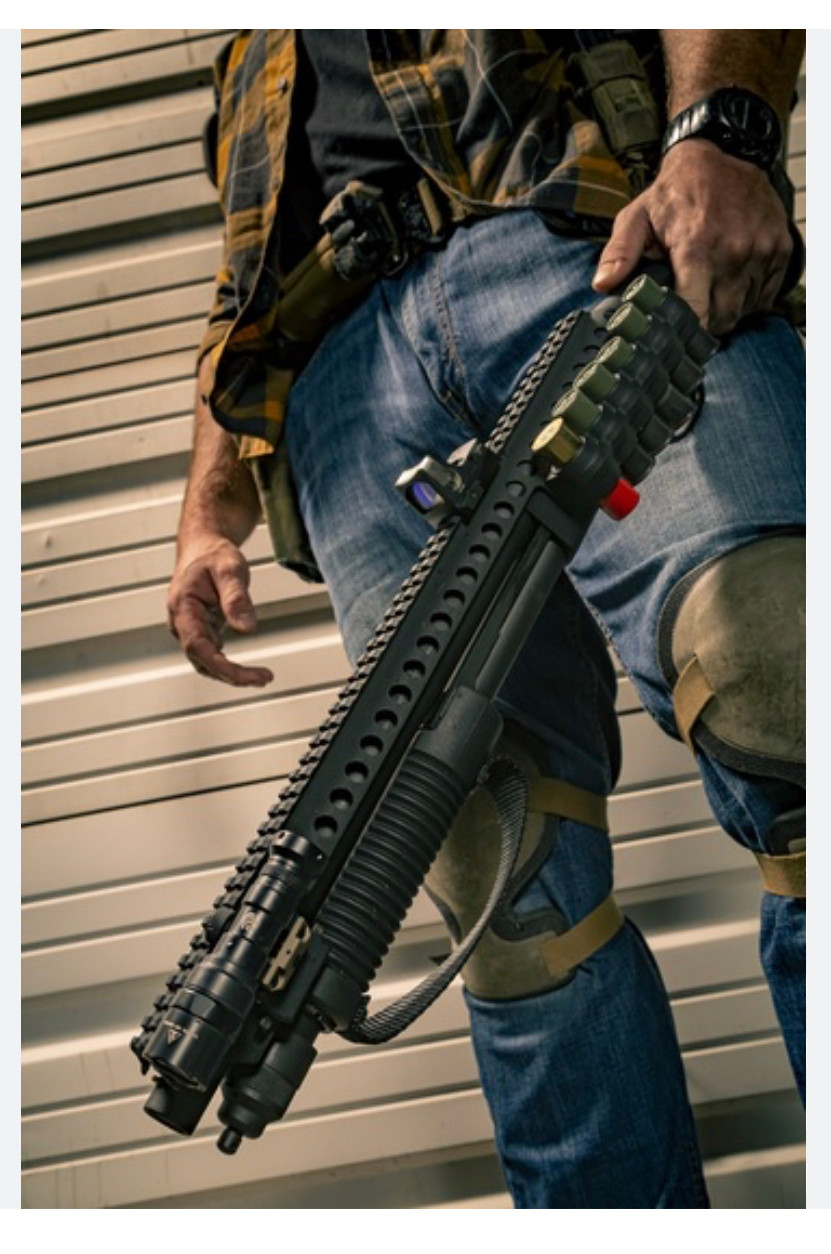 SureShell Carrier w/Fallon™ Rail for Mossberg 590 Shockwave Heat