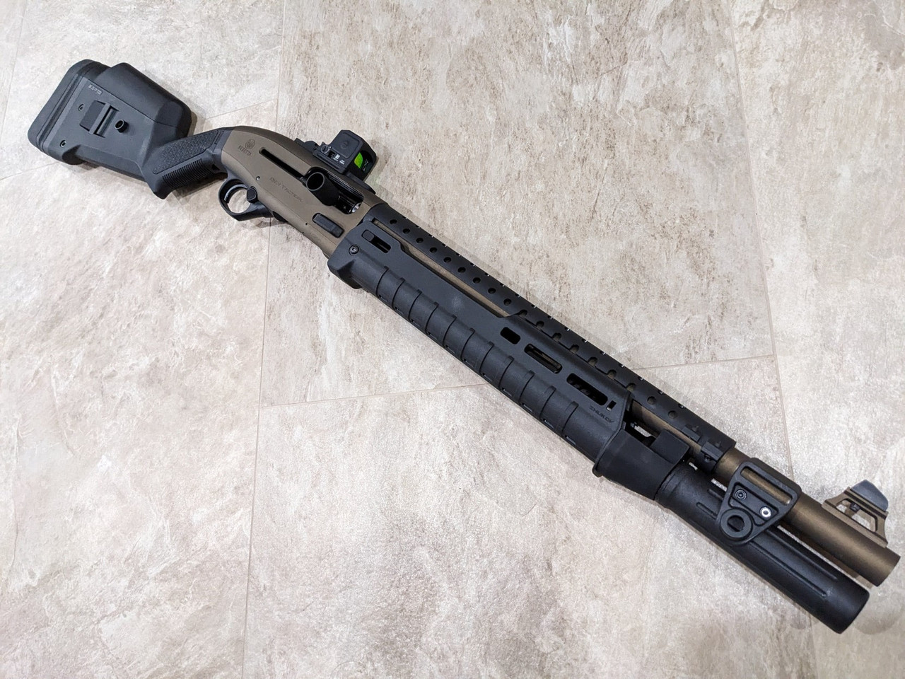 Beretta 1301 CUSTOM Heat Shield Shotgun 12GA RAW CUT Barrel Shroud
