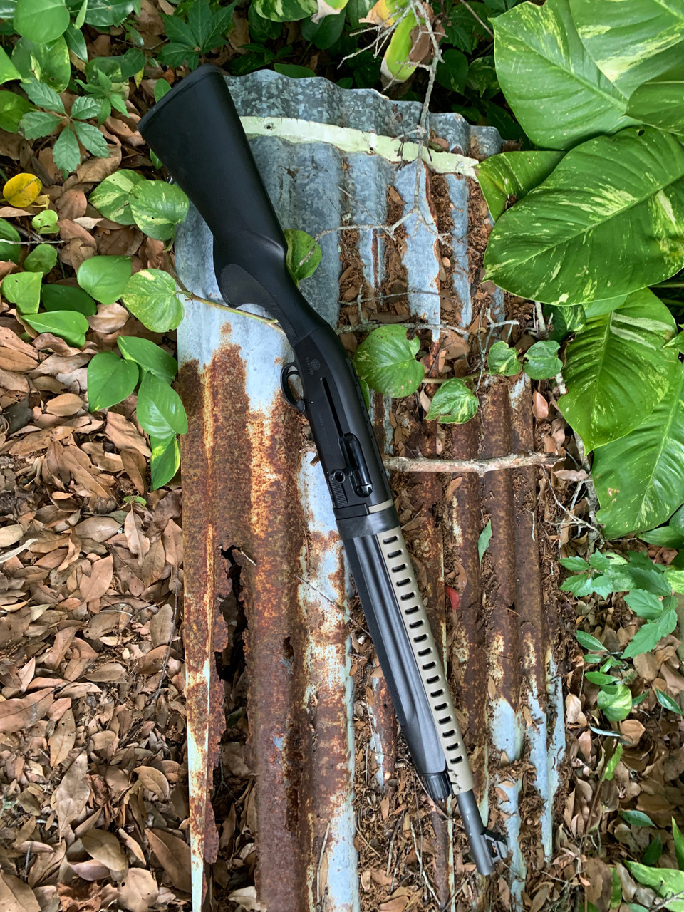 Beretta A300 CUSTOM FDE PEANUT Heat Shield +Ranger Bands® Mod