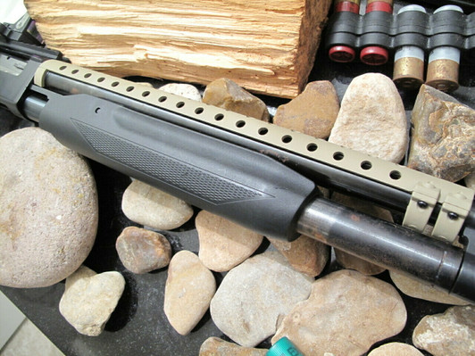 FDE Remington 870 CUSTOM DURACOAT Heat Shield Tactical Shotgun 12 Gauge FDE Remington 870 CUSTOM DURACOAT Heat Shield Tactical Shotgun 12 Gauge
