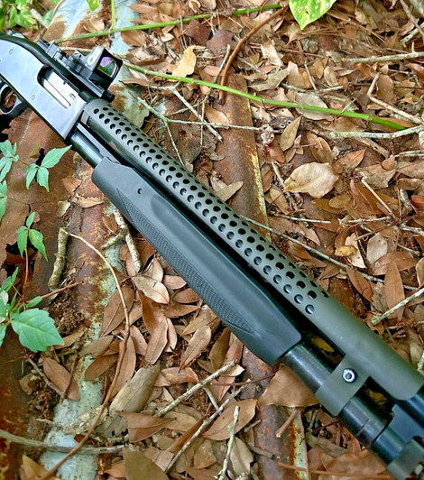 BURIED TREASURE! Mossberg 500 FLEX '6Row' pattern Heat Shield OLD STOCK Shotgun STEEL BURIED TREASURE! Mossberg 500 FLEX '6Row' pattern Heat Shield OLD STOCK Shotgun STEEL