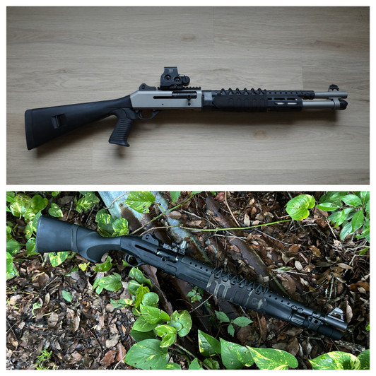 Panzer M4 CUSTOM Heat Shield + Barrel BIKINI Mod Shotgun MULTICAM BLACK MOST Forends! Panzer M4 CUSTOM Heat Shield + Barrel BIKINI Mod Shotgun MULTICAM BLACK MOST Forends!