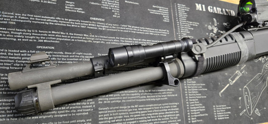 ERMOX X-defense 'Vapor Eye' Tactical Heat Shield + Ranger Bands® Mod Shotgun CUSTOM Fit SEMI