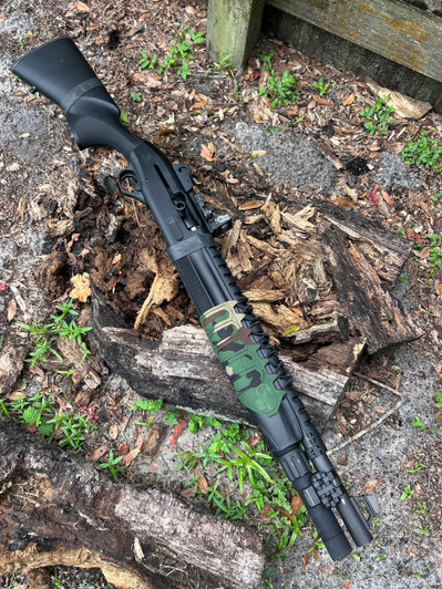 Mossberg 940 CUSTOM Vapor Eye Heat Shield + VIETNAM CAMO Wrap Shotgun Mod 1 & 2