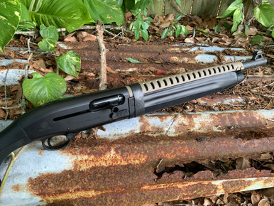 Beretta 1301 CUSTOM FDE PEANUT Heat Shield +Ranger Bands® Mod Shotgun ...