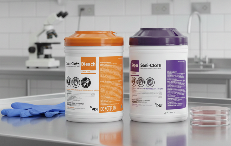 Comparing Alcohol and Antiseptic Wipes