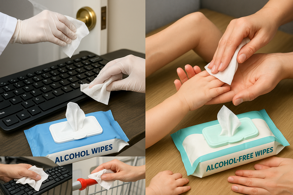 Alcohol vs. Alcohol-Free Wipes: What’s the Better Choice?