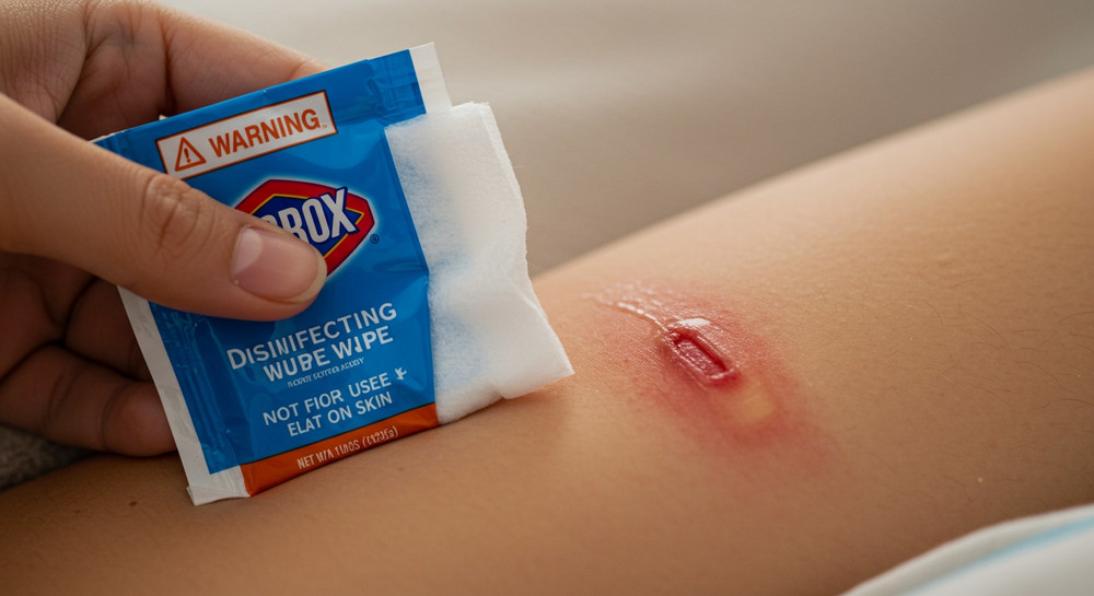 Can You Use a Clorox Wipe on a Wound? The Answer is No