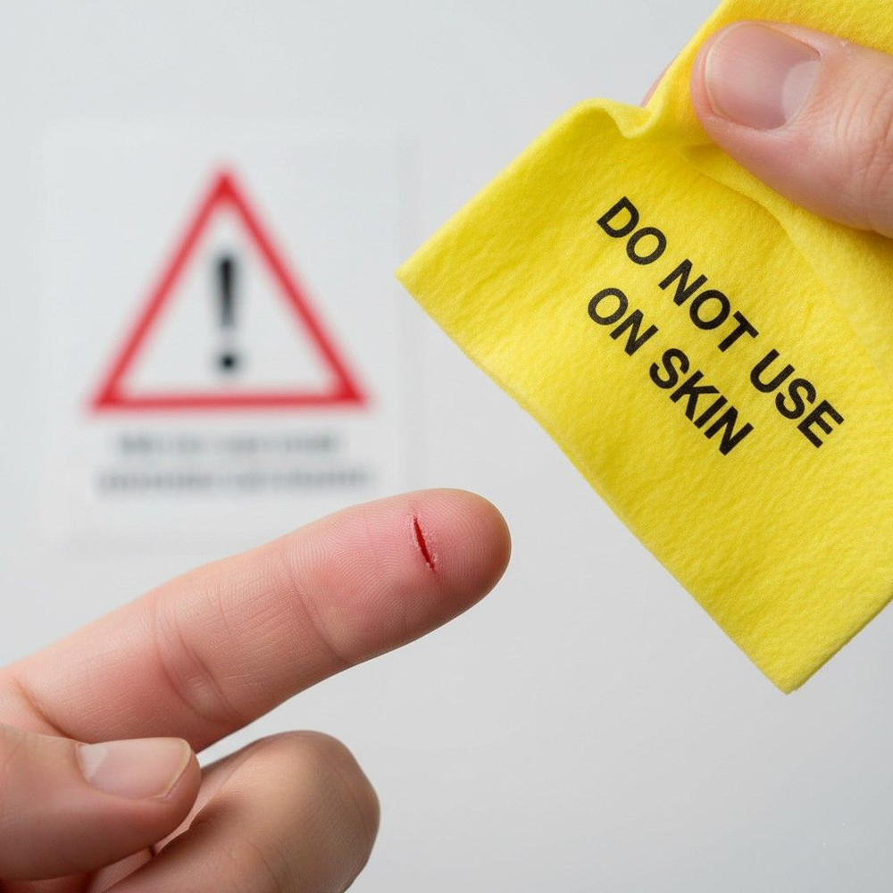 Can You Use a Clorox Wipe on a Wound?