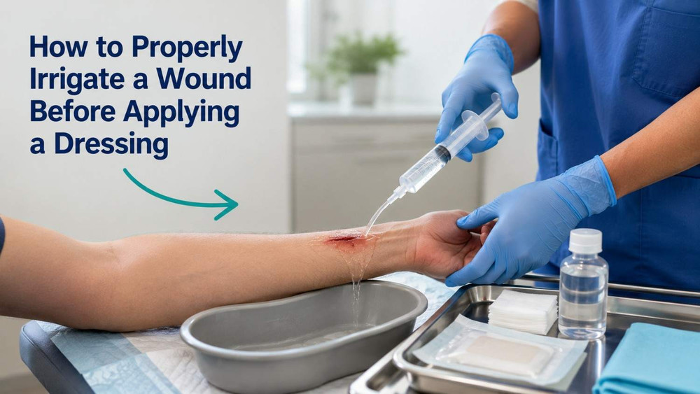 How to Properly Irrigate a Wound Before Applying a Dressing