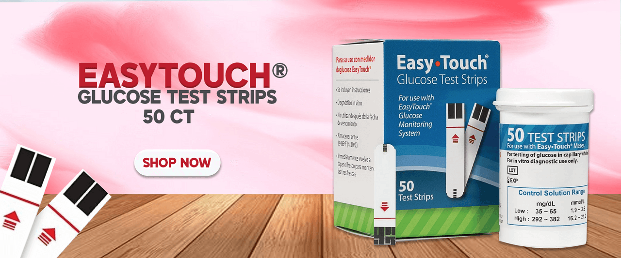 easytouch glucose test strips 50ct