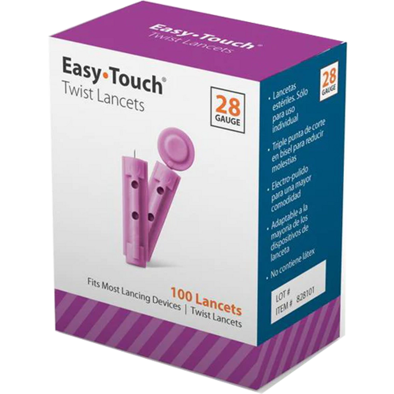 EasyTouch® Twist Lancets 28G