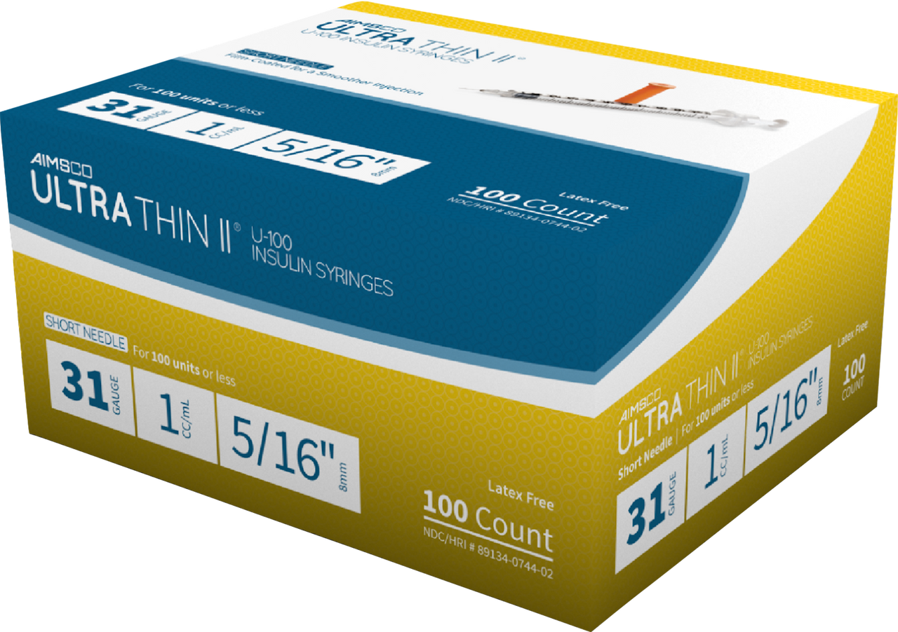 Aimsco Insulin Pen Needles 100ct. - Diabetic Outlet