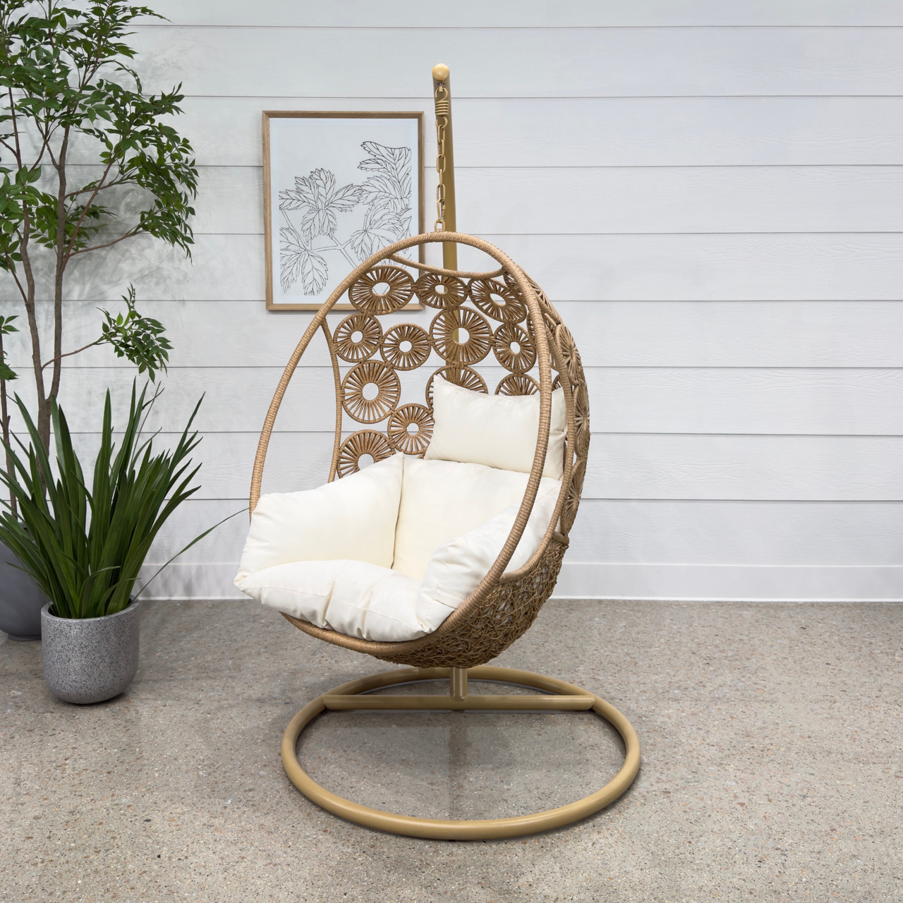 hanging papasan