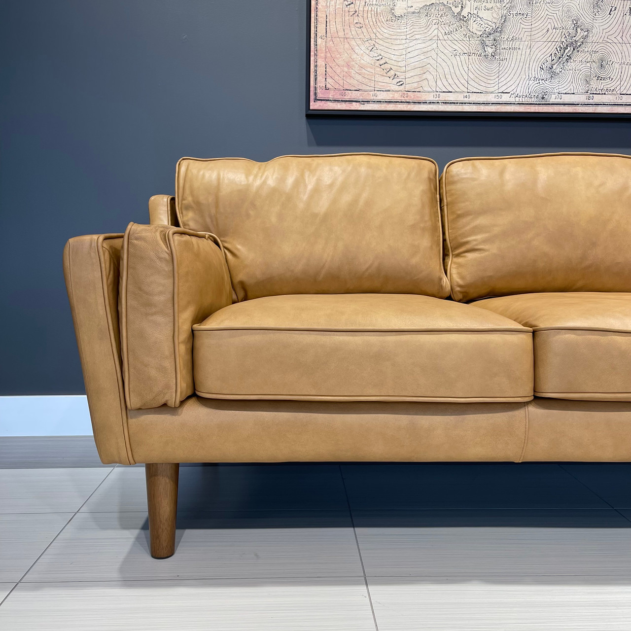 Beatnik 3 Seater Sofa - Courier Tan - McPhail's Furniture