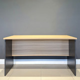 Performance 1400 Office Desk - Natural Oak/ Charcoal