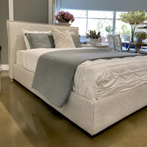 Torquay Upholstered Bed - Natural