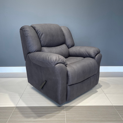 Seattle Recliner - Leather Air Charcoal