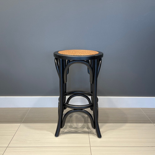 Victoria Round Bar Stool - Black XIN