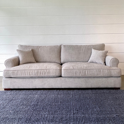 Beverley Sofa, Loveseat, Armchair & Ottoman Suite - Grey Gum