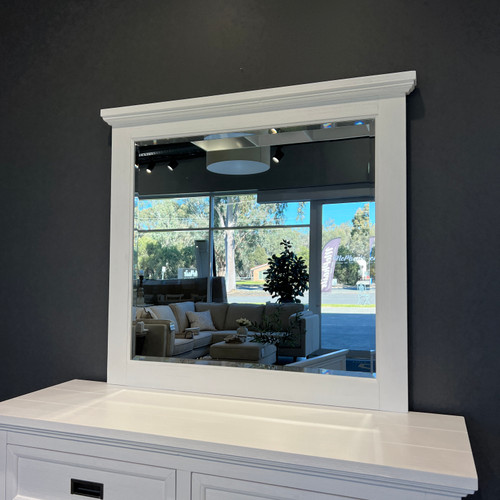 Provedore All White Dresser Mirror