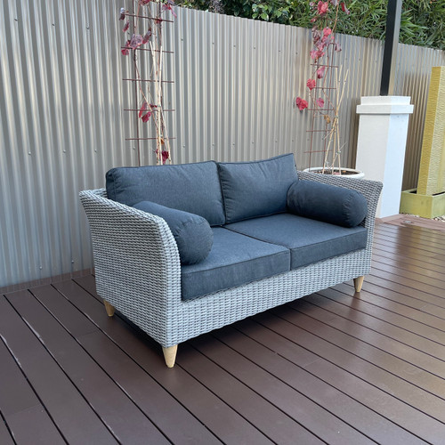 Portsea 2 Seater - Brushed Grey