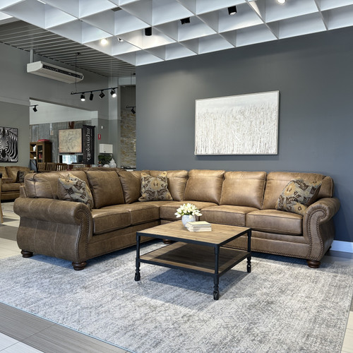 Laura 3 Piece Sectional (RAF Loveseat, Armless Chair & LAF Sofa)