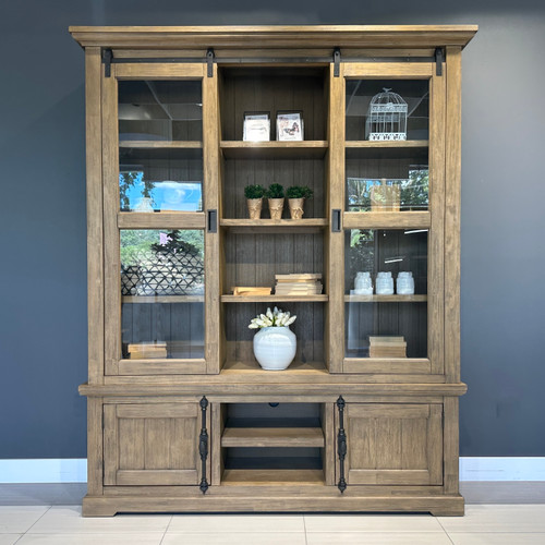 Macedon Hutch & Medium Tv Unit 2 Doors 2 Niches