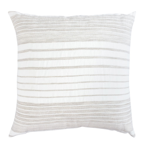 Willow Cushion 55x55cm - Ivory & Natural